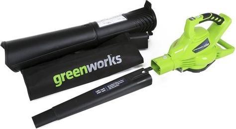 Actual product image Greenworks GD40BV (Rechargeable battery operated, Vacuum cleaners & blowers, Leaf blower, Leaf vacuums)