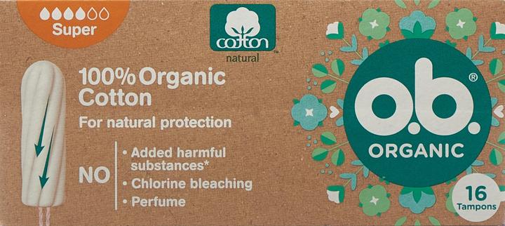Produktbild o.b. Organic Super Box (16 x, Normal)