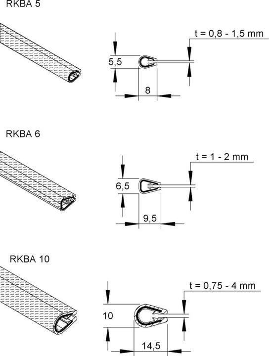 Actual product image Niedax Edge protection tape (1000 cm)