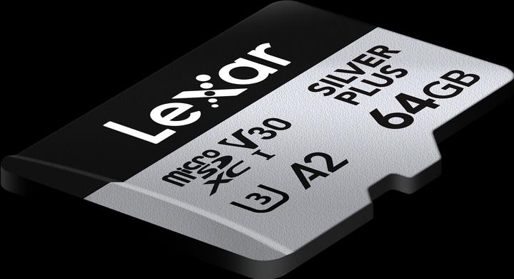 Image du produit Lexar Professional Silver Plus 2-Pack (64 Go, microSDXC, U3, UHS-I)
