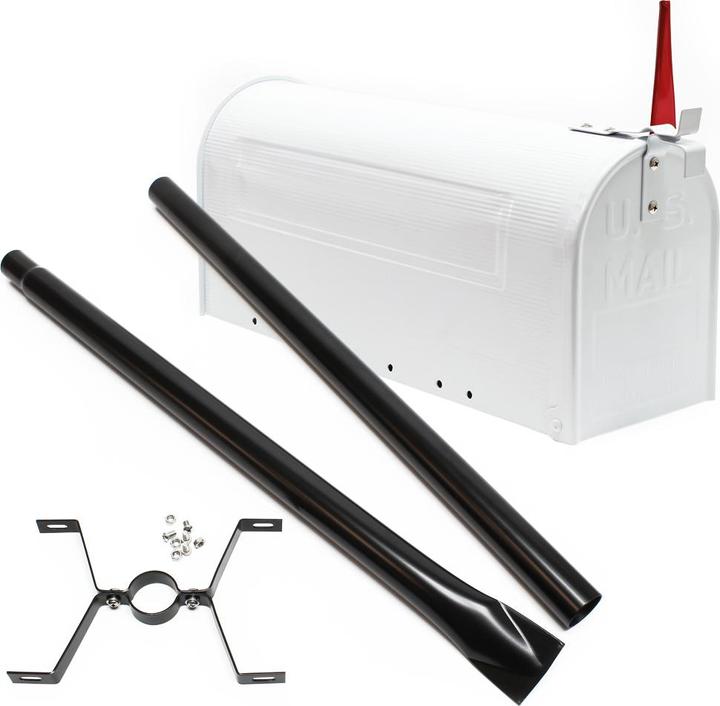 Image du produit Wiltec Boite aux lettres US Mailbox Design américain avec pied de support correspondant