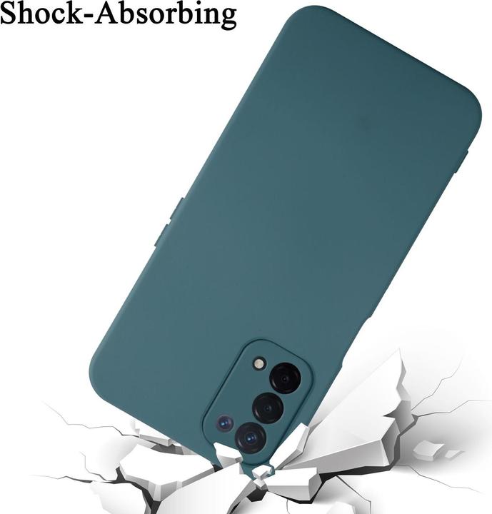 Actual product image Cadorabo Case for OPPO A54 5G / A74 5G TPU in liquid protection silicone design (Oppo A74 5G)