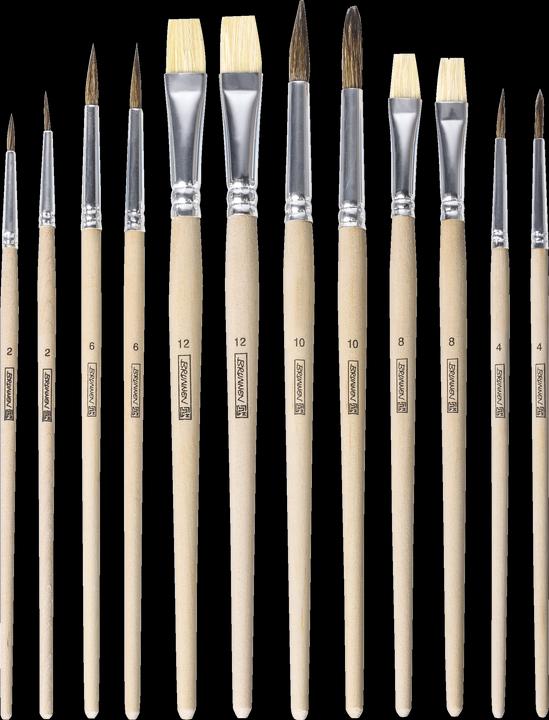 Actual product image School brush set sorted (12 mm)