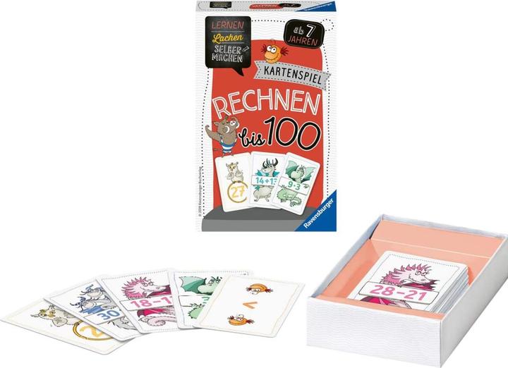 Productafbeelding Ravensburger Kaartspel Rekenen tot 100 (Duits)