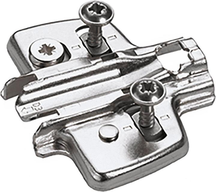 Actual product image Hettich Cross-mounting plates Sensys/Intermat Direct 8099, corner and center (50 pcs.)