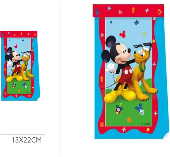 Produktbild Procos Handout-Taschen FSC Mickey Maus - 4 Stk (Geschenktüte, 4 x)