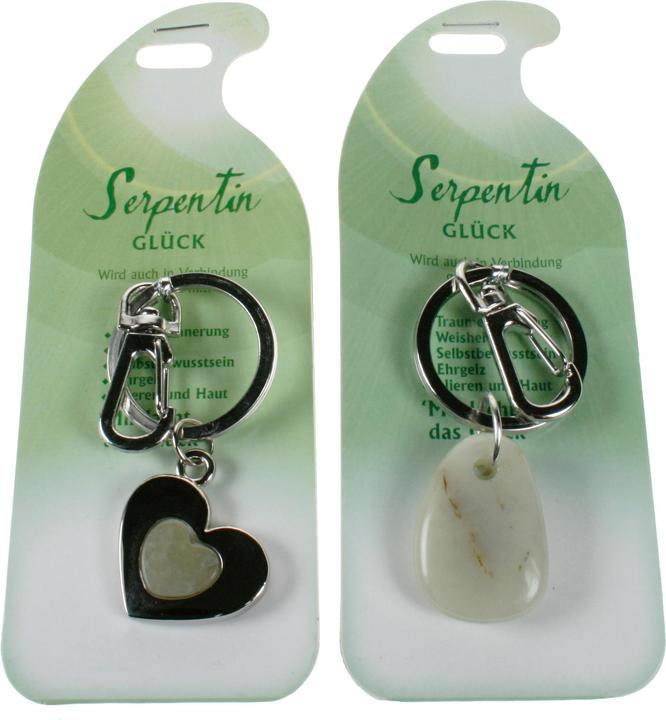 Produktbild Roost Schlüsselanhänger Glück G235 Serpentin 2 Motive (assortiert) (Serpentin)