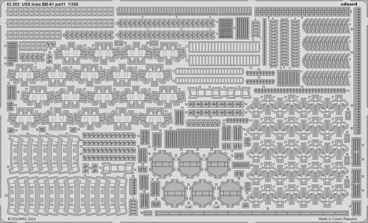 Produktbild Eduard USS Iowa BB-61 part 1 1/350