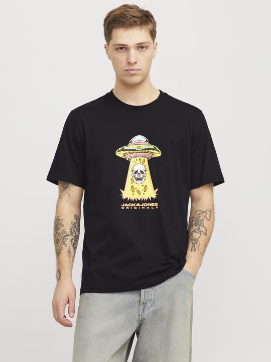 Actual product image Jack & Jones Joranatomy Skull Tee Ss Crew Neck Ln (S)