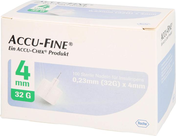 Produktbild Roche Accu Fine Pen Nadeln 4mm (Pen Nadeln + Einmalkanülen)