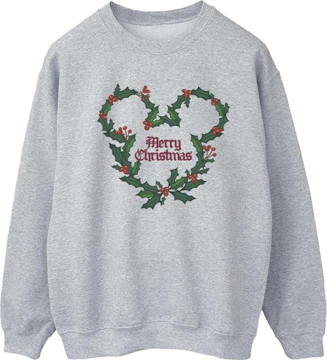 Produktbild Disney Mickey Mouse Merry Christmas Holly Sweatshirt (XL)