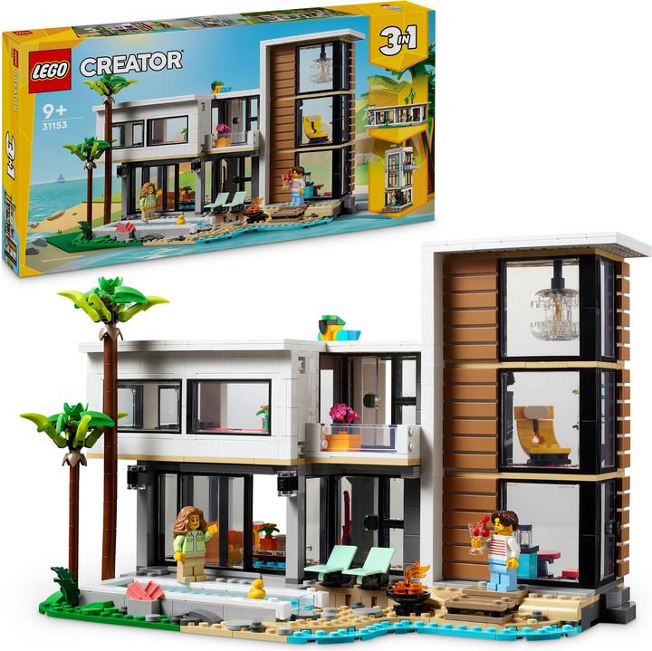 Immagine prodotto LEGO Casa moderna (31153, LEGO Creator 3-in-1)