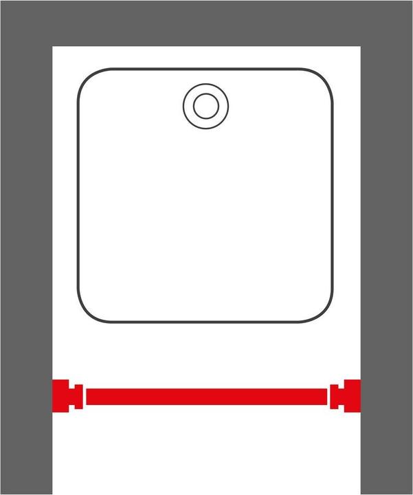 Actual product image Sealskin Shower Curtain rail