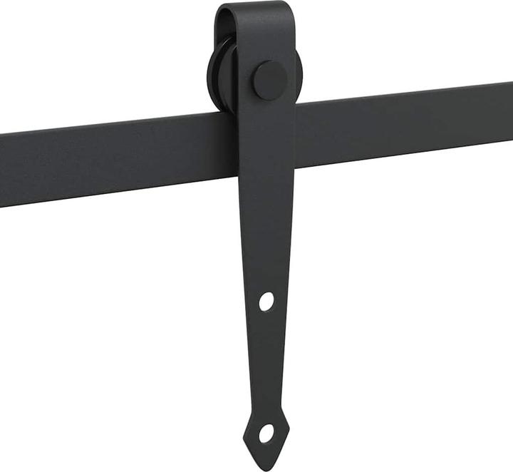 Image du produit VidaXL Kit de ferrures de portes coulissantes pour portes de placard 244 cm Acier au carbone