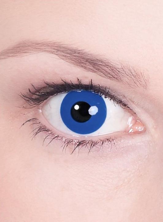 Produktbild Maskworld Elf Monatslinsen Kontaktlinsen für Fasching Halloween (Blau)