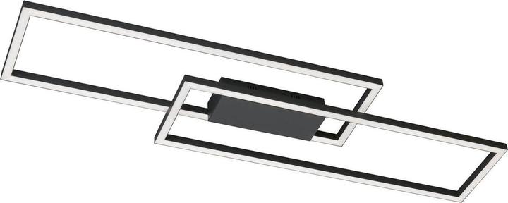 Actual product image Fischer & Honsel Honsel Seth LED ceiling light 27.3W Tunable white controllable dimmable sand black + remote control