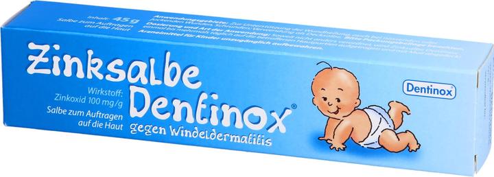 Produktbild Dentinox Zinksalbe gegen Windeldermatitis, 45 g Salbe (Körpercreme)