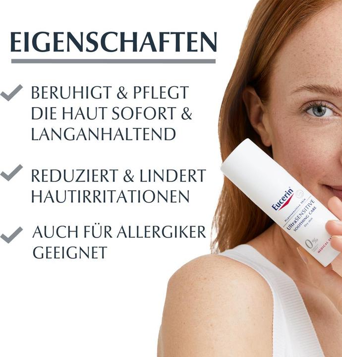 Actual product image Eucerin Ultra Sensitive Soothing Care for dry skin (50 ml, Day cream)