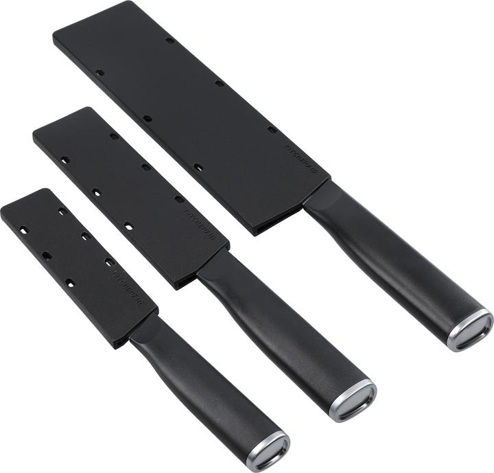 Produktbild KitchenAid Classic 3-Piece Cooking Knife Set, Sharp High-Carbon Japanese Steel (20 cm)