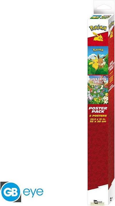 Produktbild GB Eye Pokemon Set 2 Chibi Posters Environments (52x38)