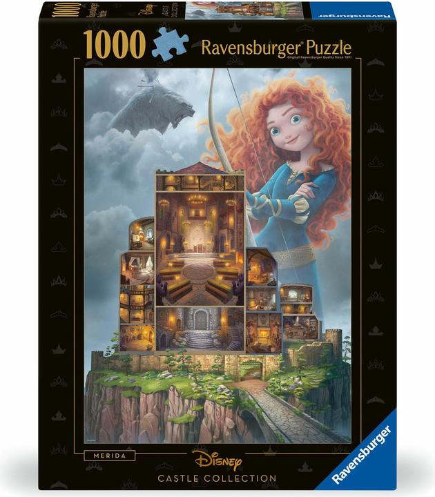 Ravensburger Puzzle 12000263 - Merida - 1000 Teile Disney Castle Collection Puzzle für Erwachsene (1000 Teile)