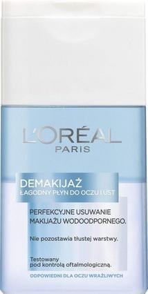 Actual product image L'Oréal Paris L'Oreal - Makeup Remover Gentle Fluid For Eyes And Lips 125Ml (Make-up remover, 125 ml)