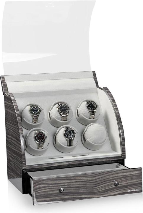 Image du produit Designhütte Remontoir pour Montres Basel 6 LCD - Dark Oak (6 x)