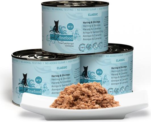 Produktbild Catz Finefood No.13 Hering & Krabben (Adult, 6 Stk., 210 g)