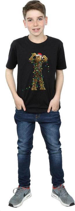 Image du produit Star Wars - T-shirt CHEWBACCA CHRISTMAS LIGHTS - Garçon (140, 146)