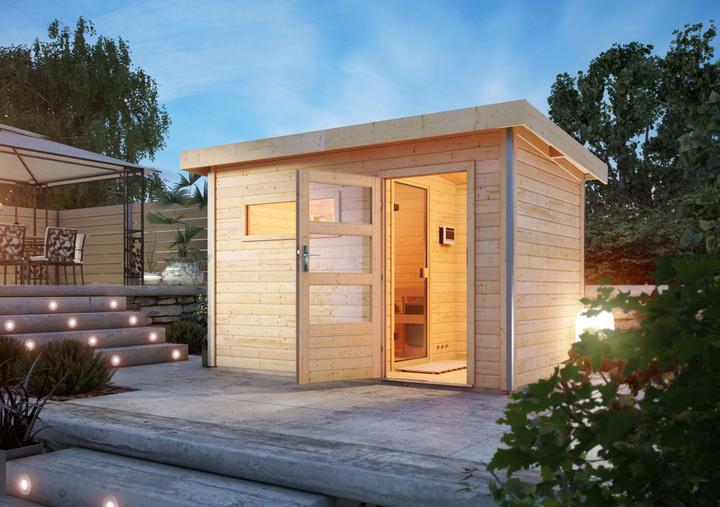 Produktbild Karibu Skrollan 1 mit Vorraum (9 KW Bio externe Steuerung)