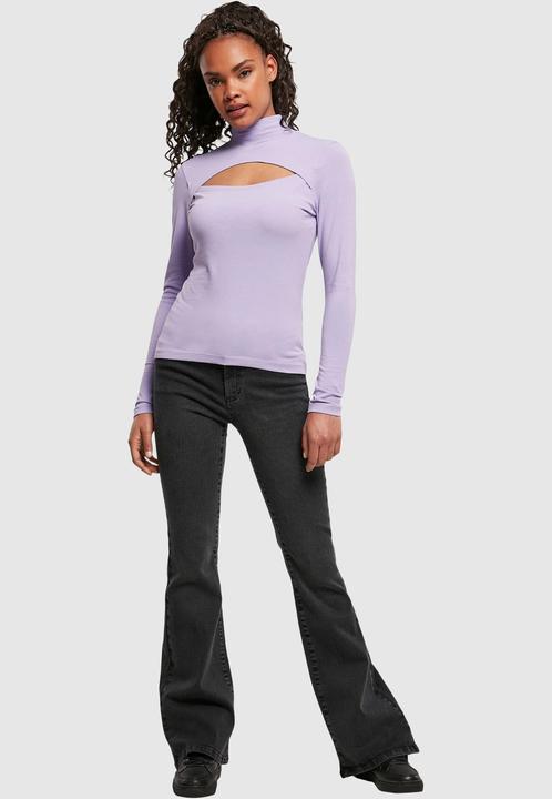 Actual product image Urban Classics Ladies Cut-Out Turtleneck Longsleeve (XS)