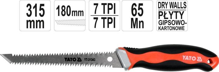 Yato Gipssäge 180mm 31343 (YT-31343)