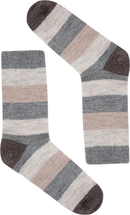 Actual product image Normani 6 pairs of alpaca socks wide striped (pack of 6, 47 - 50)