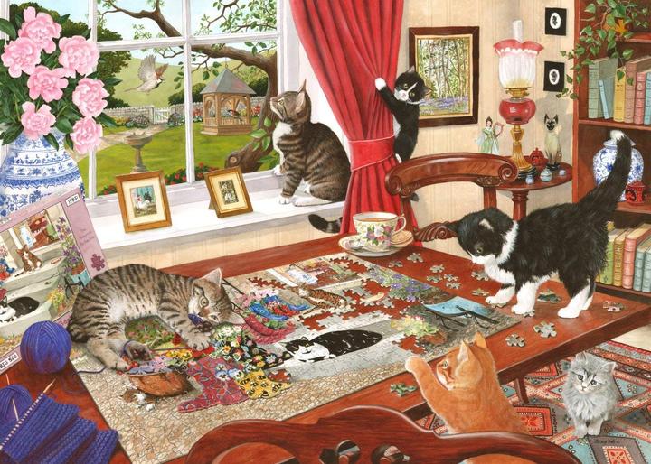 Produktbild The House of Puzzles Puzzle 1000 pieces Puzzling Paws (1000 Teile)