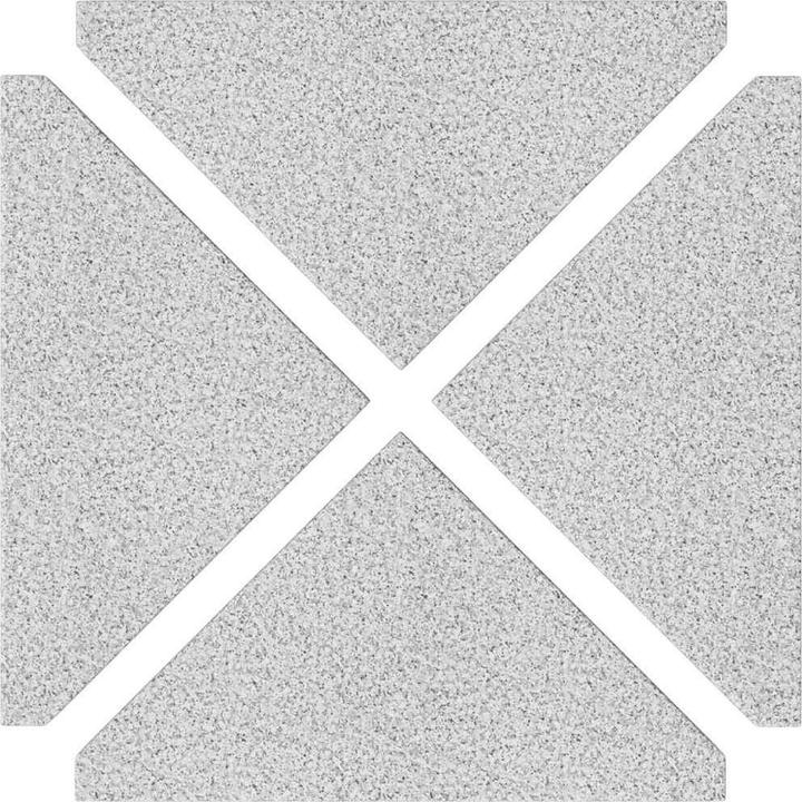 Actual product image VidaXL Parasol weight plates 4 pcs. Grey granite triangular 14 kg