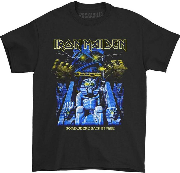 Actual product image Music Brand Unisex Adult Back in Time Mummy T-Shirt (L)