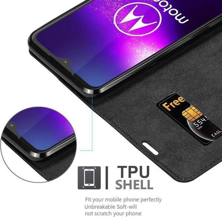 Produktbild Cadorabo Book Invisible Magnet Cover (Motorola Moto G8 Plus)
