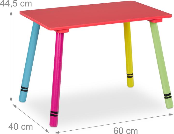 Actual product image Relaxdays Children's seating group (Kids table)