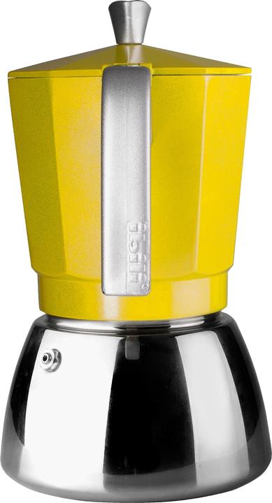 Produktbild Ibili Espressokocher Elba gelb 150 ml Für bis zu 3 Tassen, einfache Bedienung (3 T.)