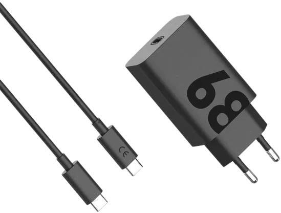 Image du produit Motorola TurboPower Chargeur mural USB-C + câble USB-C SJMC682 68W - noir (68 W)