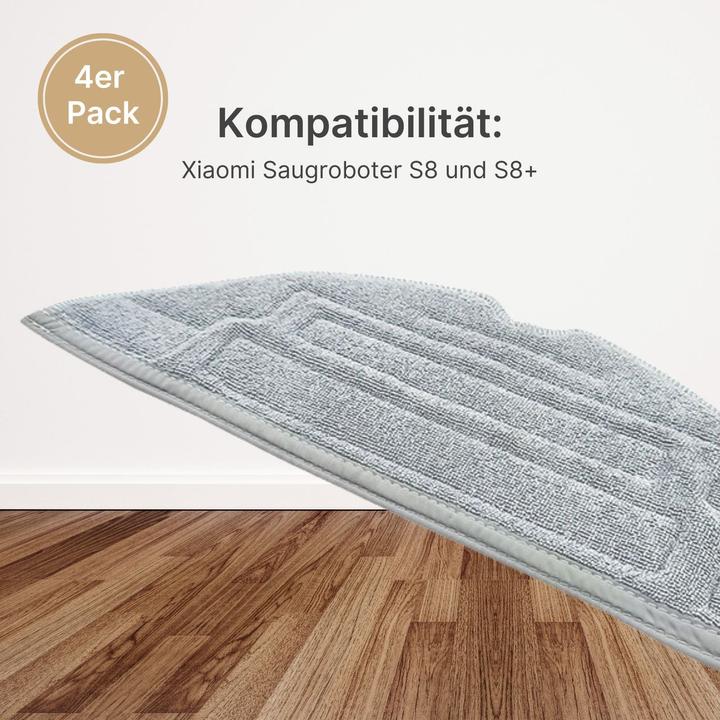 Produktbild Hermex Alternative Wischtücher Wischpad zu Roborock S8 S8+