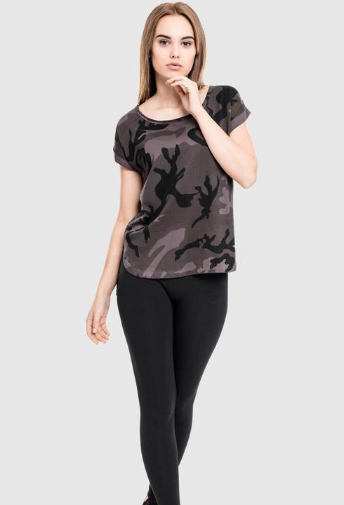 Actual product image Urban Classics Ladies Camo Back Shaped Tee (5XL)