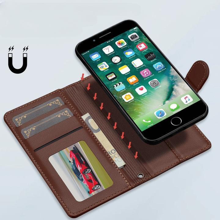 Image du produit LC.Imeeke iPhone SE / 8 / 7 - Teilbare Brieftasche 2-in-1 Handyhülle (Apple iPhone SE (3ème génération), Apple iPhone 7, Apple iPhone 8, Apple iPhone SE (2ème génération))