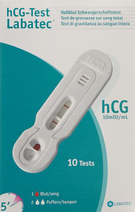Produktbild Labatec Bluttest-Schwangerschaft Professional Kit (10 x)
