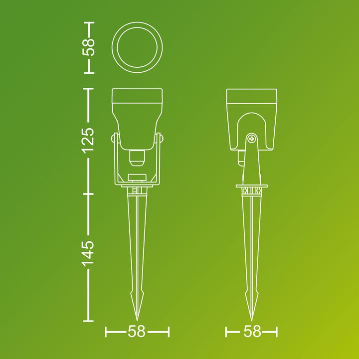 Produktbild Philips Reuel Spot 3er-Set Niedervolt