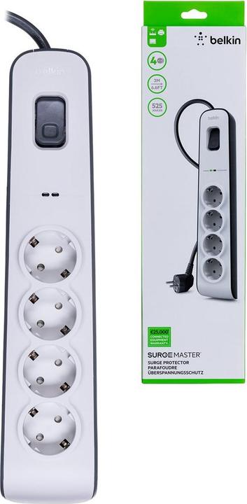 Immagine prodotto Belkin Surgemaster (4 x, CEE 7/3, 2 m)
