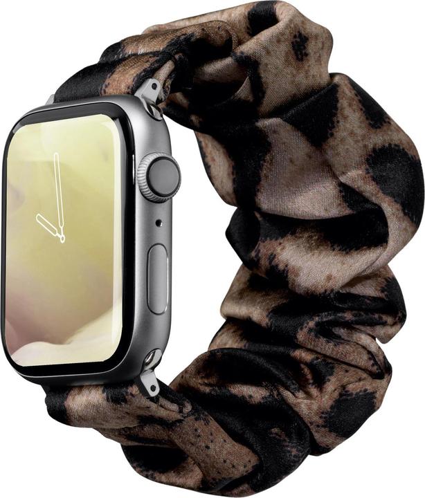 Immagine prodotto Laut Pop Loop Apple Watch Strap 38 / 40 mm Leopard Colorful (38 mm, 40 mm, Connettori in acciaio inox, Tessuto in poliestere ed elastico, Regolatore di taglia in lega di zinco)