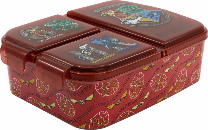 Produktbild Stor Harry Potter Hogwarts' 4 Häuser - Lunchbox mit Fächern