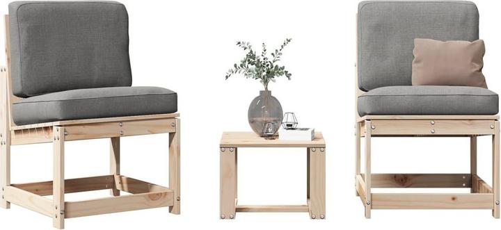 Produktbild VidaXL 3-tlg. Garten-Lounge-Set