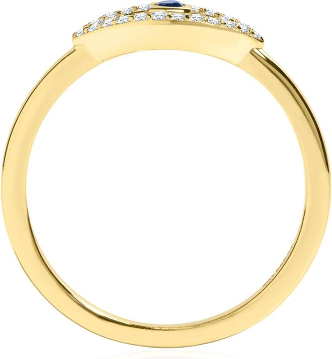 Image du produit Glanzstücke München Bague femme oeil omniprésent argent sterling - 34622 (48, Argent 925)